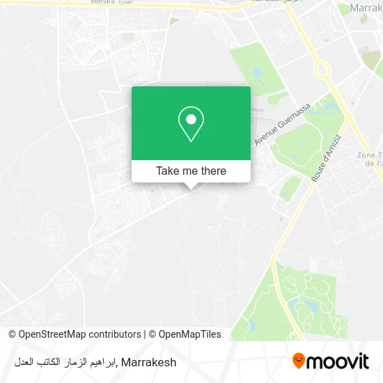 ابراهيم الزمار الكاتب العدل map