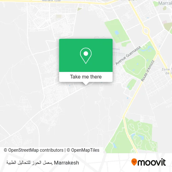 معمل الحوز للتحاليل الطبية map