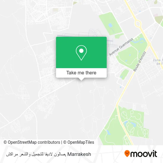 صالون لاديفا للتجميل والشعر مراكش plan