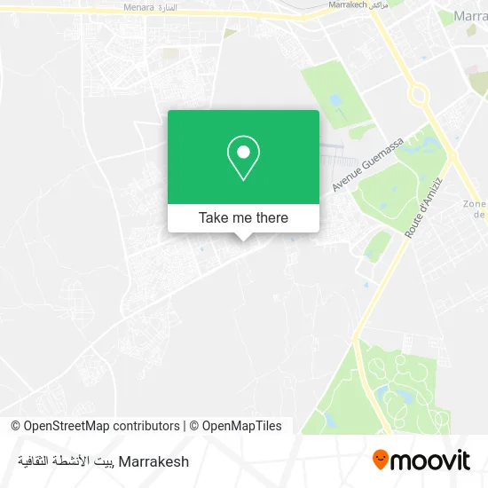 بيت الأنشطة الثقافية plan