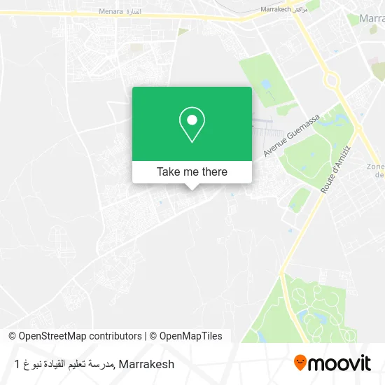 مدرسة تعليم القيادة نبوغ 1 plan