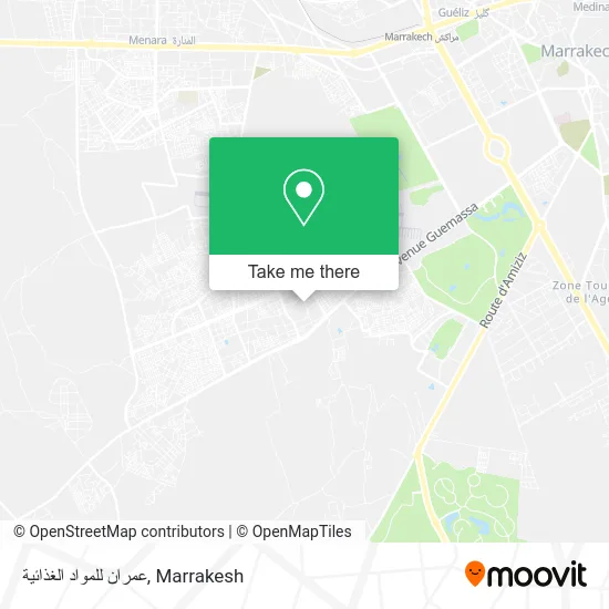 عمران للمواد الغذائية map