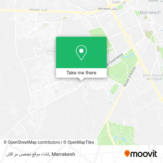 إنشاء موقع نجحبس مراكش plan