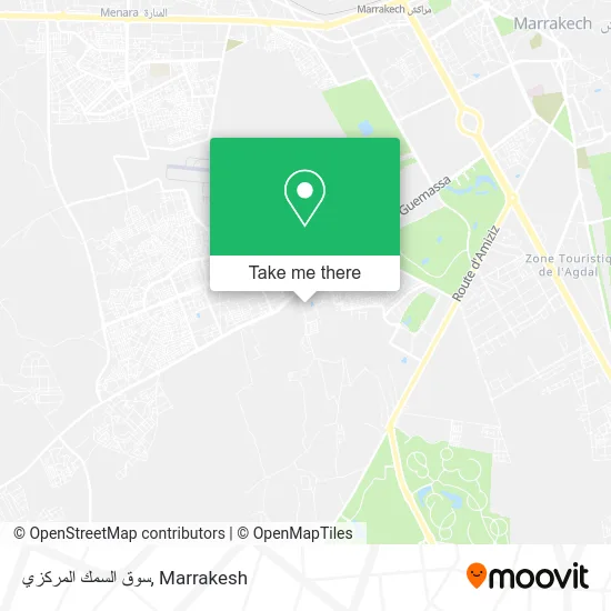 سوق السمك المركزي plan