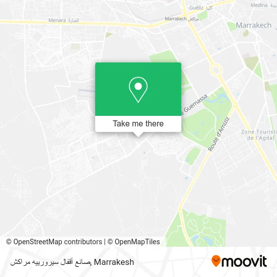 صانع أقفال سيرورييه مراكش plan