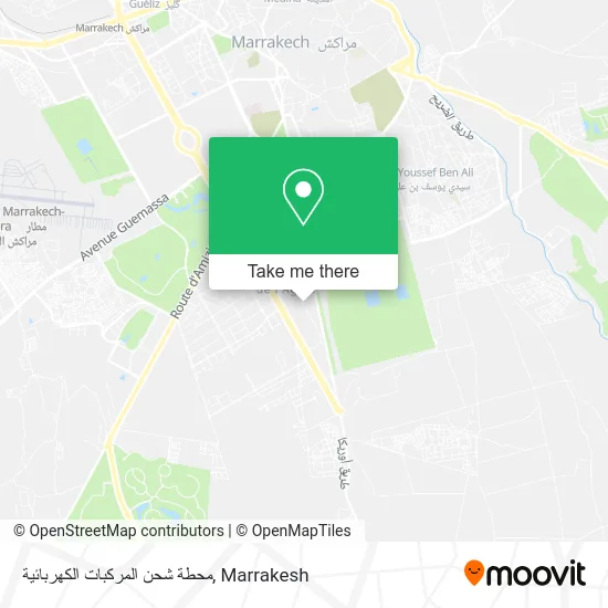 محطة شحن المركبات الكهربائية plan