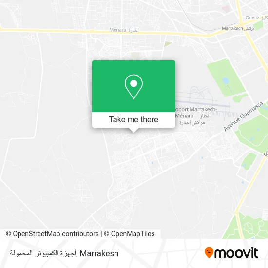 أجهزة الكمبيوتر المحمولة map