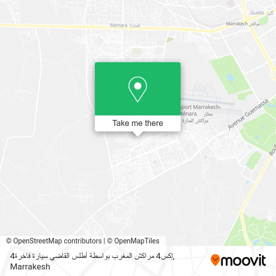 4إكس4 مراكش المغرب بواسطة أطلس القاضي سيارة فاخرة plan