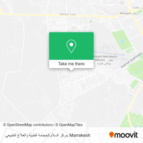 مركز السلام للحجامة الطبية والعلاج الطبيعي plan
