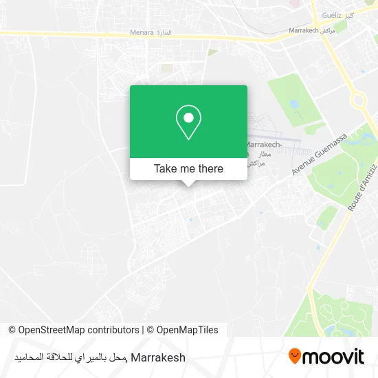 محل بالميراي للحلاقة المحاميد plan