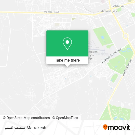 منتصف التسليم map