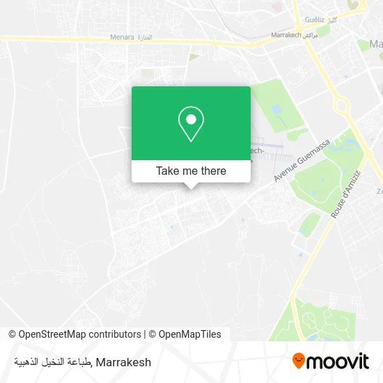 طباعة النخيل الذهبية plan
