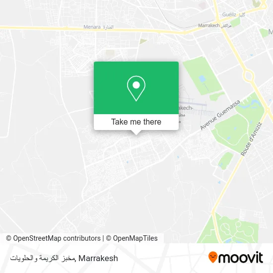 مخبز الكريمة والحلويات map