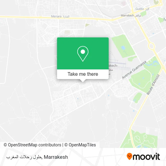 حلول رحلات المغرب map