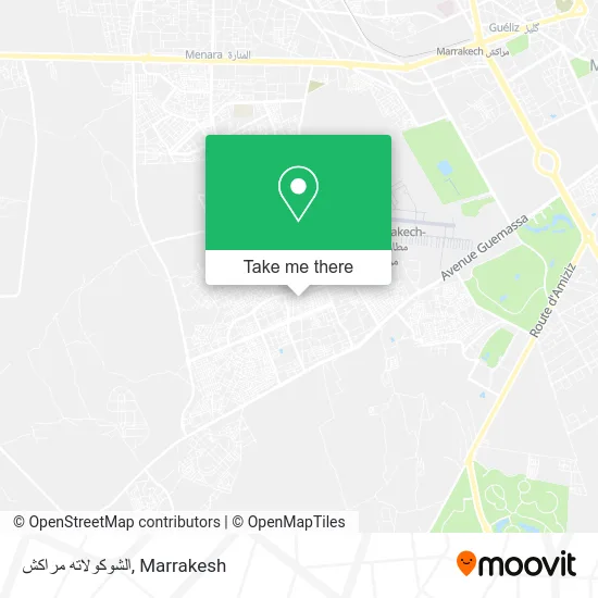 الشوكولاته مراكش map