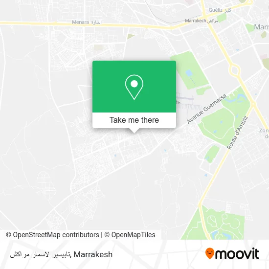 تابيسير لاسمار مراكش map