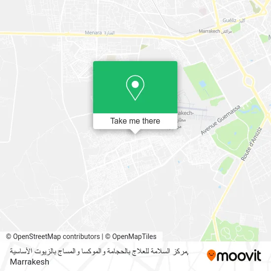 مركز السلامة للعلاج بالحجامة والموكسا والمساج بالزيوت الأساسية map
