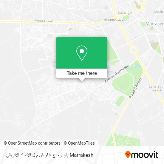 ألو زجاج أفيلو ش م ل الاتحاد الافريقي plan