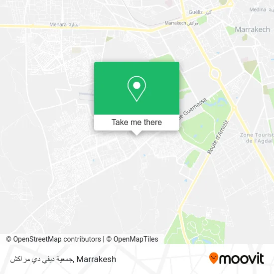 جمعية ديفي دي مراكش plan