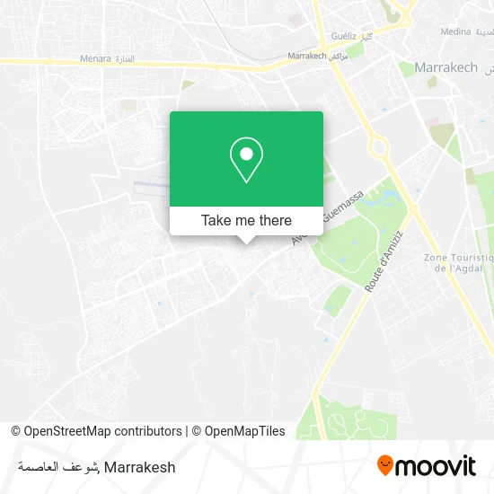 شوعف العاصمة map