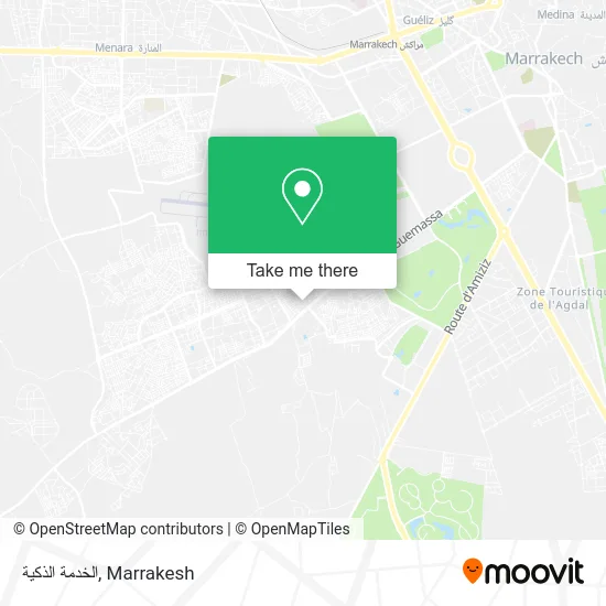 الخدمة الذكية map