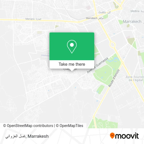 غسل الغزواني map