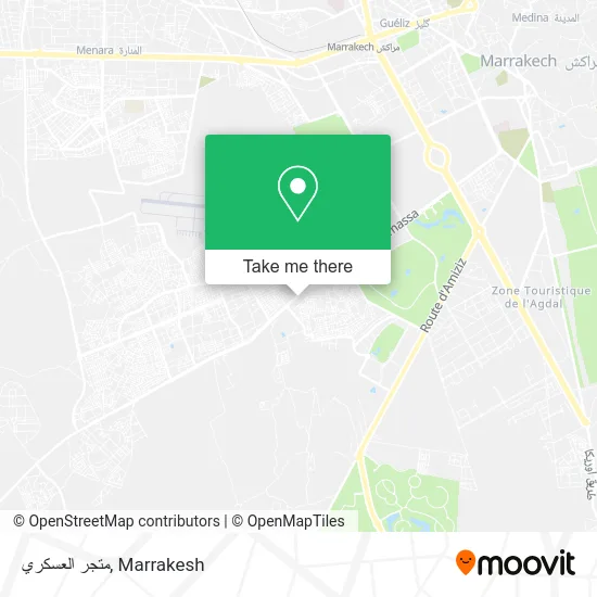 متجر العسكري map