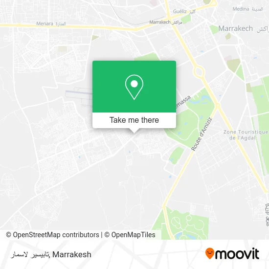تابيسير لاسمار map