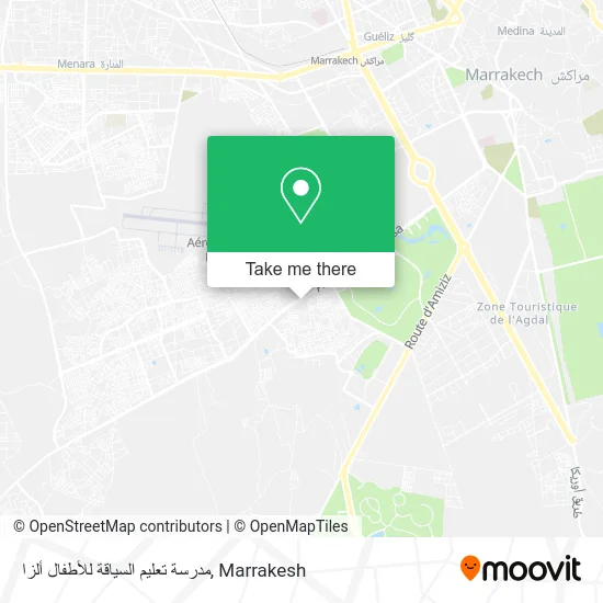 مدرسة تعليم السياقة للأطفال ألزا map