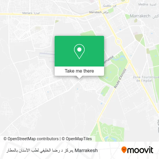 مركز د رضا الخليفي لطب الأسنان بالمطار plan