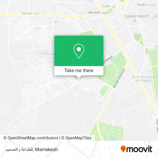 الطباعة والتصميم map