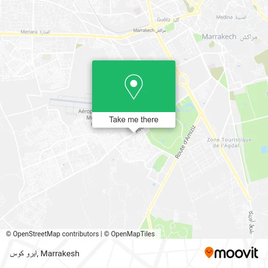 ايرو كوس map