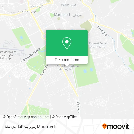 سوبريت أكدال دي طابا plan