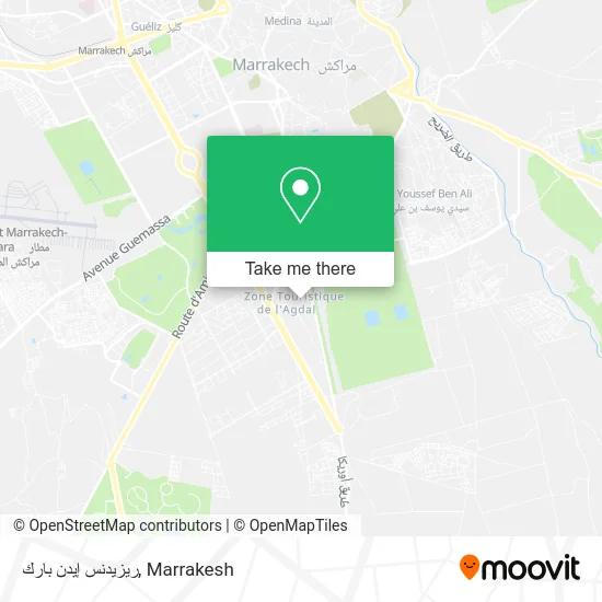 ريزيدنس إيدن بارك map