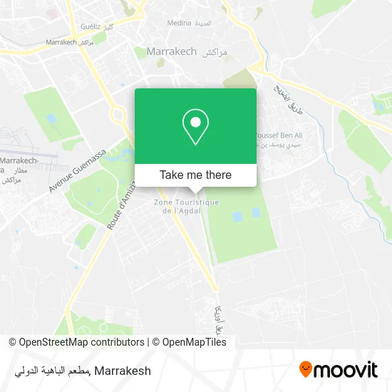 مطعم الباهية الدولي map