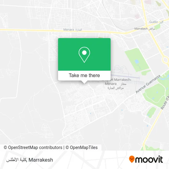 كلية الأطلس map