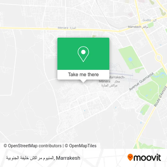 المنيوم مراكش خليفة الجنوبية plan