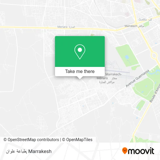 طباعة علوان map