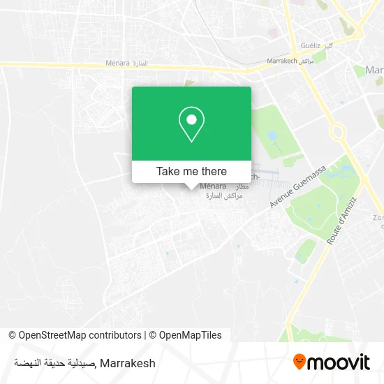 صيدلية حديقة النهضة plan