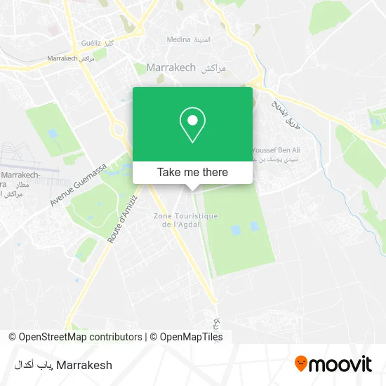 باب أكدال plan