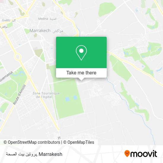 بروتين بيت الصحة map