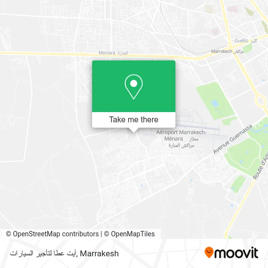 آيت عطا لتأجير السيارات plan