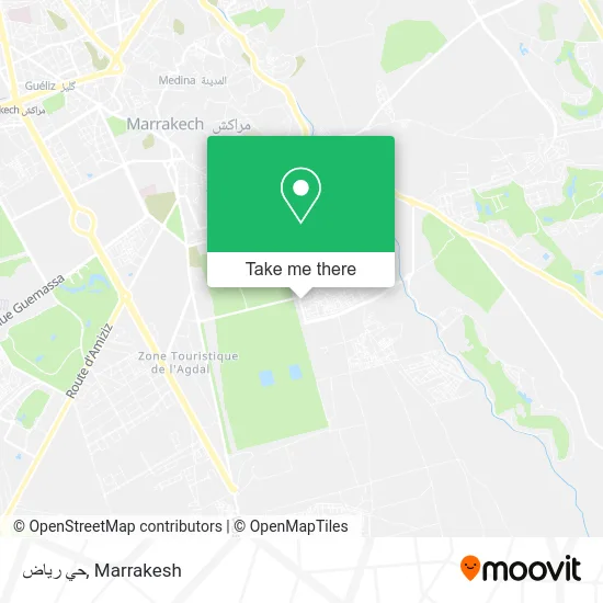حي رياض map
