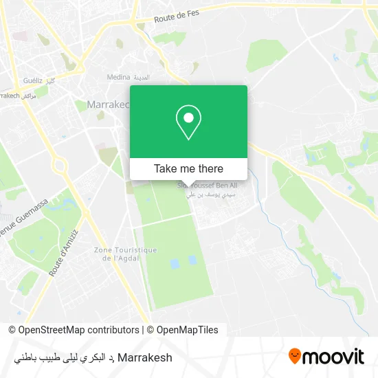 د البكري ليلى طبيب باطني map