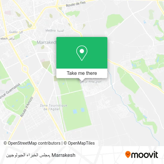مجلس الخبراء الجيولوجيين map