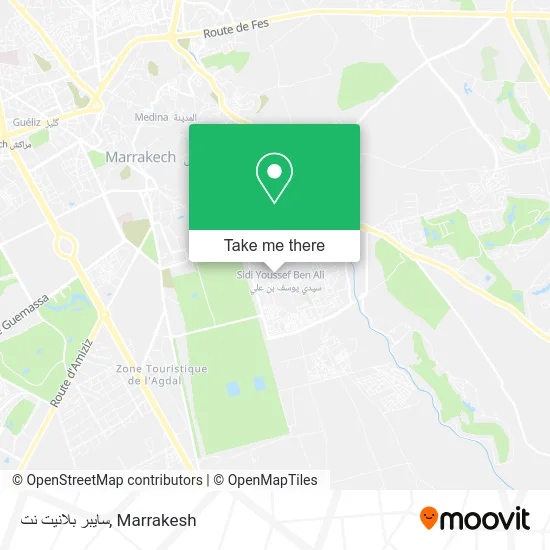 سايبر بلانيت نت map