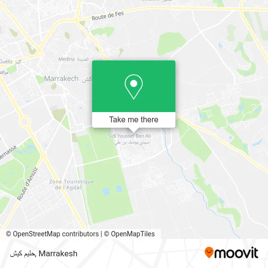 حليم كيش map