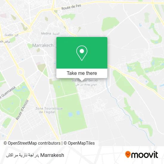 دراجة نارية مراكش plan