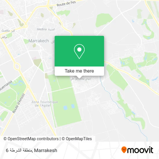 منطقة الشرطة 6 map