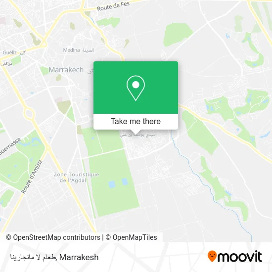 طعام لا مانجارينا map